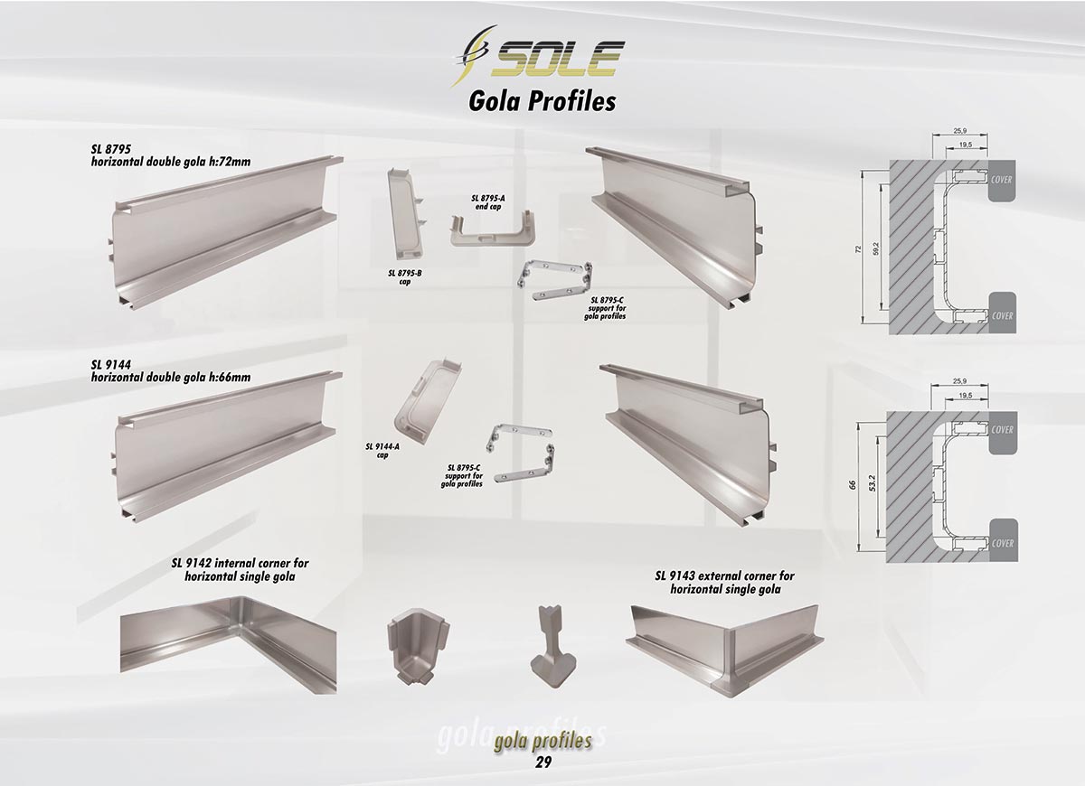Gola Profiles Sole Alüminyum